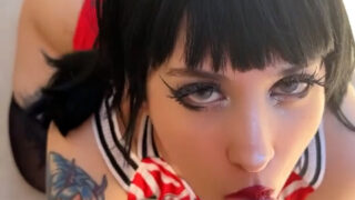 Demon Mika onlyfans leak – blowjob